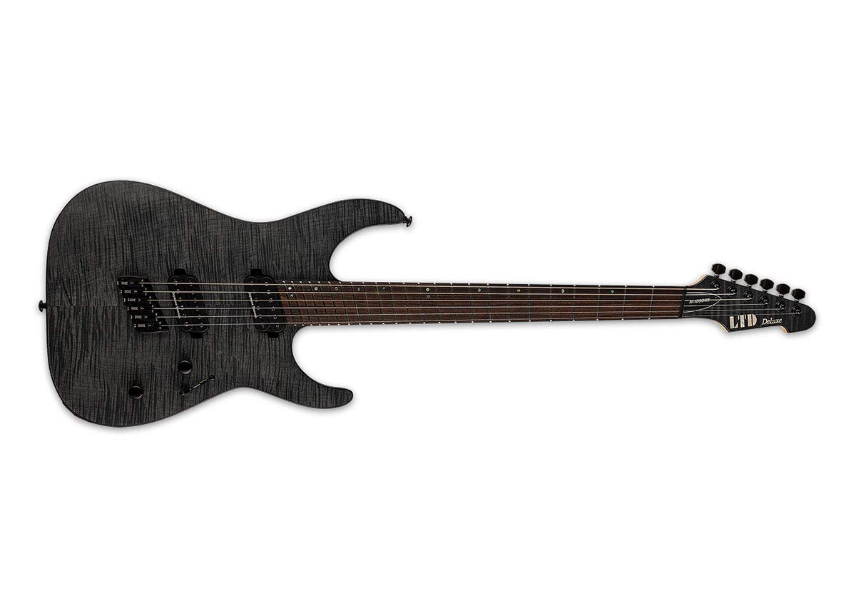 Amazon.com: ESP LTD M-1000 Multi-Scale Electric Guitar, See Thru